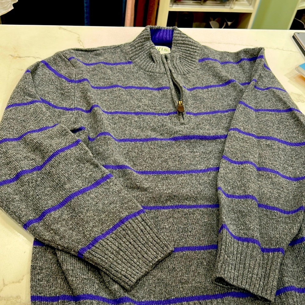 Orvis lambs wool sweater